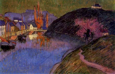 Der Hafen von Pont-Aven, Bretagne, 1891